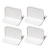 BRIGHTFUFU 4-Piece Furniture Anchors with Anti-Tip Connectors and Abrasion-Resistant HIPS Adhesive Pads view 1