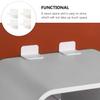 BRIGHTFUFU 4-Piece Furniture Anchors with Anti-Tip Connectors and Abrasion-Resistant HIPS Adhesive Pads view 3