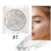 KARLOR Baked Highlighter Pressed Powder with 3D Pearl Shine, Floral Relief and Diamond Shimmer, Highlighter 01# view 2