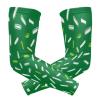 voucong Marshmallow Green Upper-Arm Compression Sleeves, 1 Pair, UV Sun Protection, Size M view 1