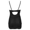 Women's Sexy Lingerie 2026, Leather-Latex Velvet Mesh Bodysuit with Large Bow and Deep V-Neck view 2