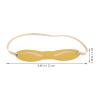 Eyebrow Practice Skin, 10-Piece Silicone Practice Headband for Beginners, Yellow view 2