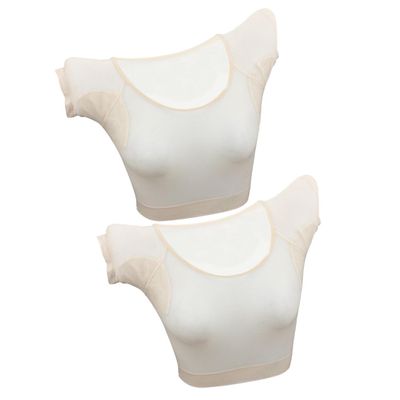 Ipetboom Women's Modal Sweat-Absorbing Underarm Pads, 2-Pack