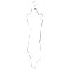Mikikit Metal Swimsuit Hanger, Foldable Bikini Clothing Rack for Women, Reusable Wire Body-Shaped Display Hanger, Gold view 1