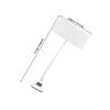 BIUDECO White Tabletop Makeup Mirror with Privacy Screen view 2