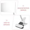 BIUDECO White Tabletop Makeup Mirror with Privacy Screen view 3