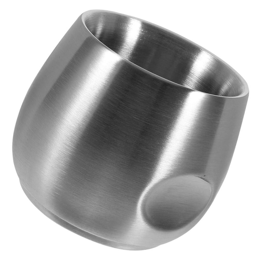 Hemobllo 200 ml Stainless Steel Shaving Bowl for Men