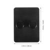 Hemobllo 4-Pack Black Wall-Mounted Razor and Brush Holders view 2