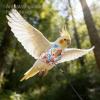 Adjustable Bird Harness with Training Leash view 4