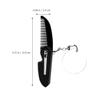 iplusmile Folding Pocket Comb with Keychain and Small Mirror view 2