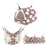 ERINGOGO Small Animal Hammocks, Warm Plush Cotton Hamster House Beds, 3 Pieces view 1