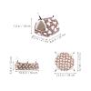 ERINGOGO Small Animal Hammocks, Warm Plush Cotton Hamster House Beds, 3 Pieces view 2