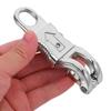 UKCOCO Quick-Release Carabiner Hooks, Silver, 2-Pack, Zinc Alloy view 4