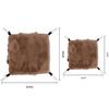 iplusmile Double-Layer Winter Plush Pet Hammock Bed, 34 x 34 cm view 4