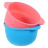 2-Pack Foldable Silicone Wax Bowls with Measurement Scale view 1
