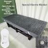 Heated Beauty Bed Mattress with Lash Rest, Memory Foam, Velvet Cover, Square Headrest, 150 x 80 cm view 2