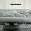 Heated Beauty Bed Mattress with Lash Rest, Memory Foam, Velvet Cover, Square Headrest, 150 x 80 cm view 4