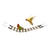 Bird Ladder - Wooden Parakeet Swing Bridge view 1