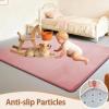 Stqyeiw Baby Crawling Mat 190 x 190 cm, Extra Thick, Pink view 2