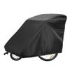 LVYXON Waterproof Bicycle Trailer Cover, 140 x 84 x 99 cm, 420D Oxford Fabric with PU Coating, Wind-Resistant Drawstring Design, Adjustable Ropes, Fits Qeridoo, Burley and Thule Single Trailers view 1