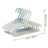 iplusmile 10-Piece Adjustable Children's Hangers, Non-Slip Plastic, Multifunctional, Space-Saving view 2