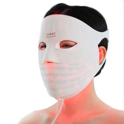LED Light Therapy Mask for Face, Anti-Aging Skincare Device, 333 LEDs, 5-in-1 LED Colors with Deep NIR 1072 nm, NIR 830 nm, Red, Yellow, and Blue Light