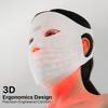 LED Light Therapy Mask for Face, Anti-Aging Skincare Device, 333 LEDs, 5-in-1 LED Colors with Deep NIR 1072 nm, NIR 830 nm, Red, Yellow, and Blue Light view 4
