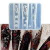 Crow and Rose Candelabra Nail Art Mold view 2