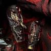 Crow and Rose Candelabra Nail Art Mold view 3