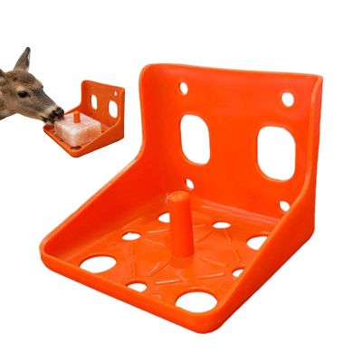 Salt Block Holder for Horses and Livestock, Durable Mineral Block Station
