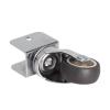 Furniture Casters 1/1.5/2-Inch Soft Rubber Silent U-Shaped Casters with Brake, 2-Inch 4-Piece Set, U25 mm view 4
