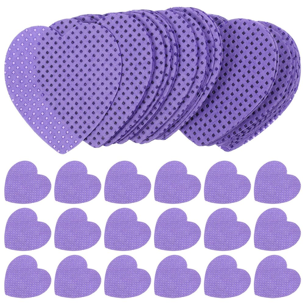 200 Heart-Shaped Cotton Nail Cleaning Wipes for On the Go
