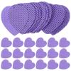 200 Heart-Shaped Cotton Nail Cleaning Wipes for On the Go view 1