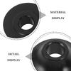 Healeved 1 Pair Wheelchair Front Caster Retaining Clips, 8 mm Hole, Black view 3
