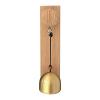 Adhesive Doorbell | Wooden Wind Chime with Copper Bells view 1