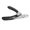 Hamwesh Pet Nail Clipper, Spring-Loaded Nail Scissors for Safe Grooming at Home, for Dogs, Black, 1 Piece view 3