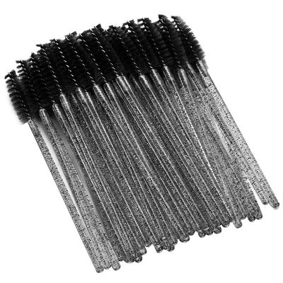Asixxsix Disposable Nylon Mascara Wands, 50-Piece Set