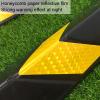 Foam Safety Edge Guard, Black and Yellow Rubber, Reflective Stripes, 120 x 10 x 1 cm, 1 Piece view 3
