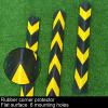 Foam Safety Edge Guard, Black and Yellow Rubber, Reflective Stripes, 120 x 10 x 1 cm, 1 Piece view 4