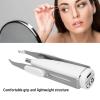 Denash Slanted LED Camera Tweezers, Eyebrow Tweezers with Light and 10x Magnification, Illuminated Hair Removal Tweezers for Precise Grooming (White) view 4