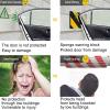 High-Density Self-Adhesive Foam Edge Protector for Parking Walls, Corners and Bumpers (Yellow + Black, 2 Pieces) view 3