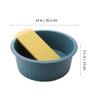 Blue Plastic Wash Basin with Integrated Washboard view 2