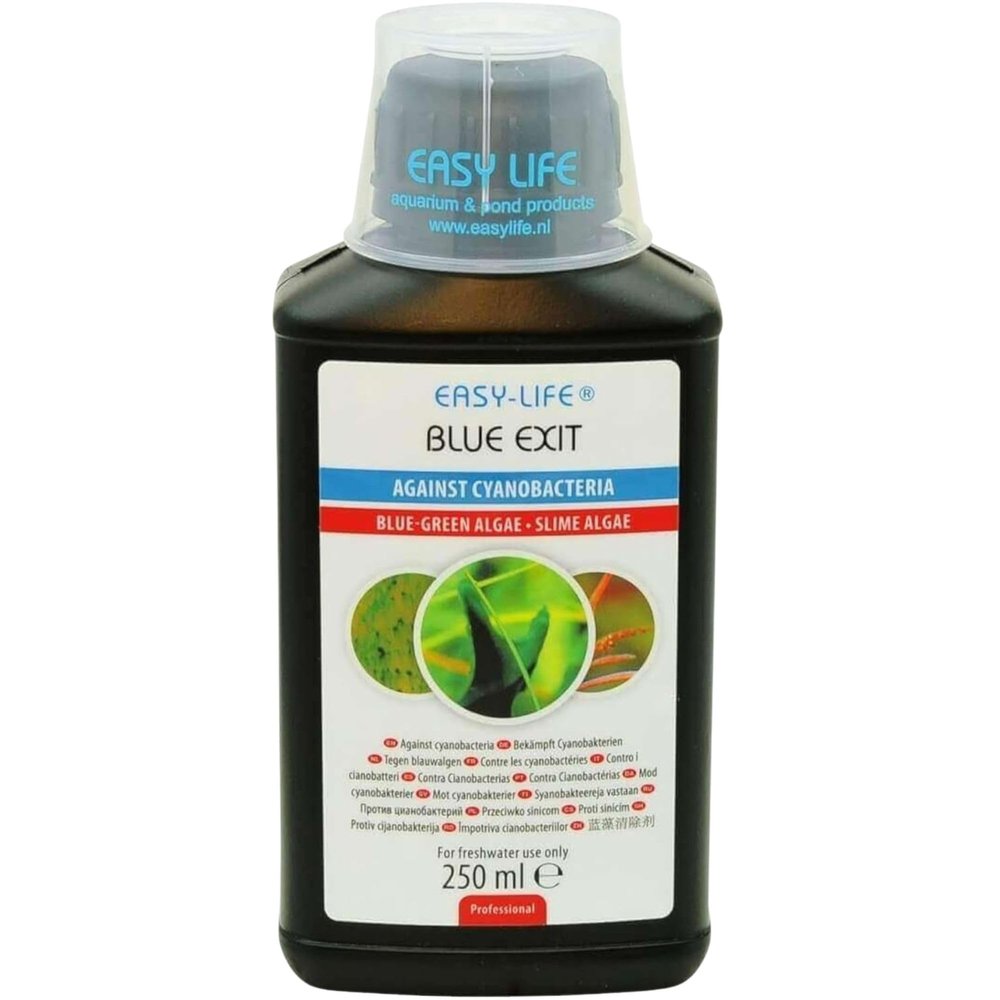 Easy Life Blue Exit 250 ml Treatment for Blue-Green Algae in Aquariums, Effectively Fights Cyanobacteria, Easy to Use, Safe for Fish and Plants