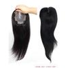 Women's Human Hair Topper, 12.7 x 15.2 cm, Mono Base with Non-Slip Clips view 2
