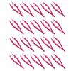 SENRISE Plastic Tweezers, 10 cm, Multi-Purpose Tool, Magenta, 20 Pack view 1