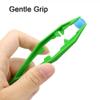 SENRISE Plastic Tweezers, 10 cm, Multi-Purpose Tool, Magenta, 20 Pack view 4