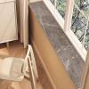 Window Sill Mat, Diatomaceous Earth Protector, Absorbent and Waterproof, Cuttable, Brown, 4 x 114 in view 1