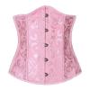 Women's Underbust Corset Shapewear, Close-Fitting Jacquard Bodysuit with Waist Belt for Clubs and Nightclubs view 4