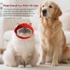 Dog Beanie, Red Knit Winter Hat for Dogs with Ear Holes view 3