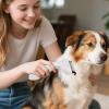 Dog Deshedding Brush for Gentle Grooming view 3